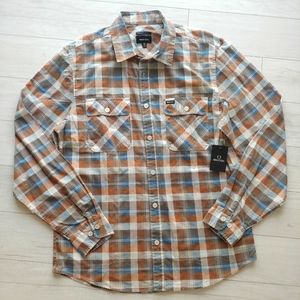 BRIXTON NEW mens Bowery Summer Weight Woven Shirt